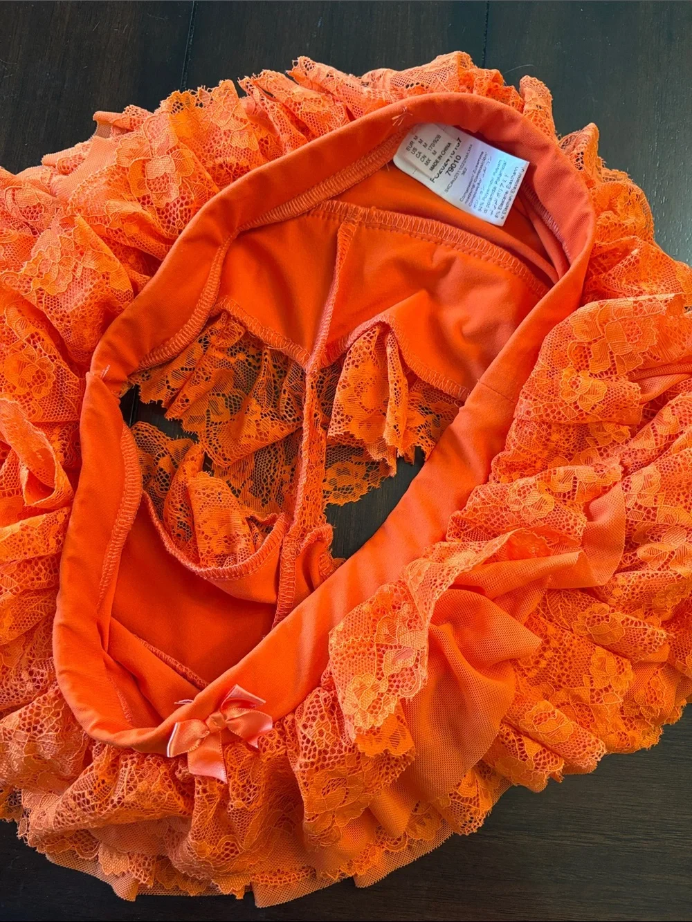 Orange Ruffle Bloomers - Picture 3 of 3